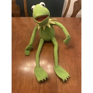 Nanco Kermit The Frog Vintage approximately 24" Plush Muppets Jim Henson's